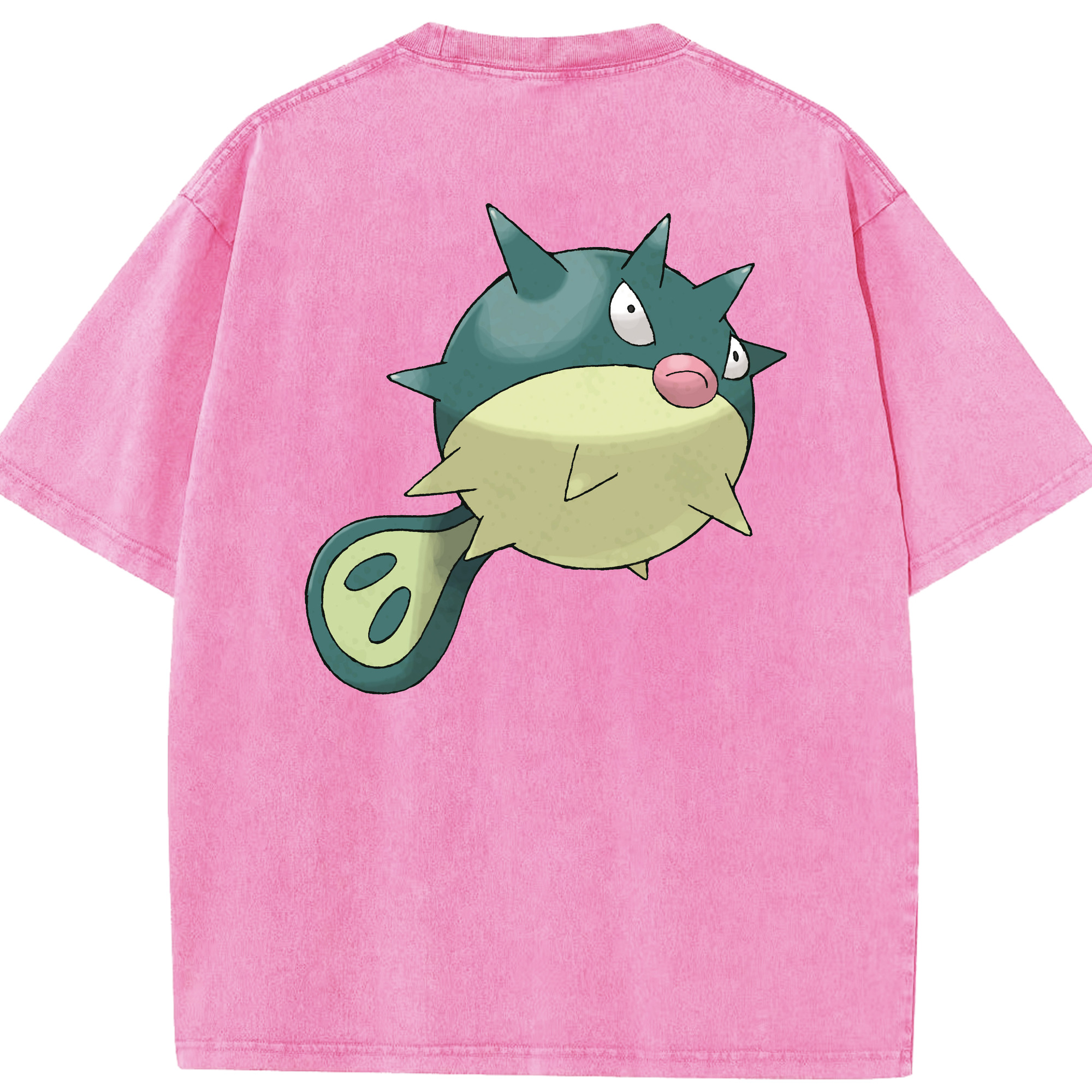 （画像用） ポケットモンスター Pokémon 綿100% ヴィンテージ風 半袖Tシャツ（背面プリント）